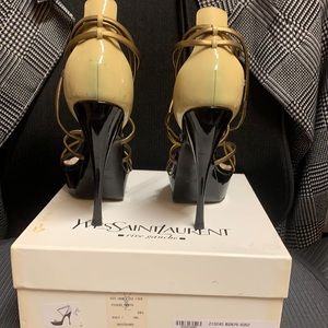 Ysl Strappy platform sandals
